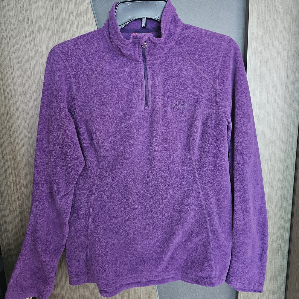 The North Face Womens Purple Fleece Jacket Size M